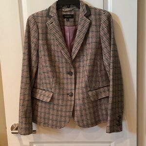 Gently Used Talbots Tweed Blazer Jacket Size 12